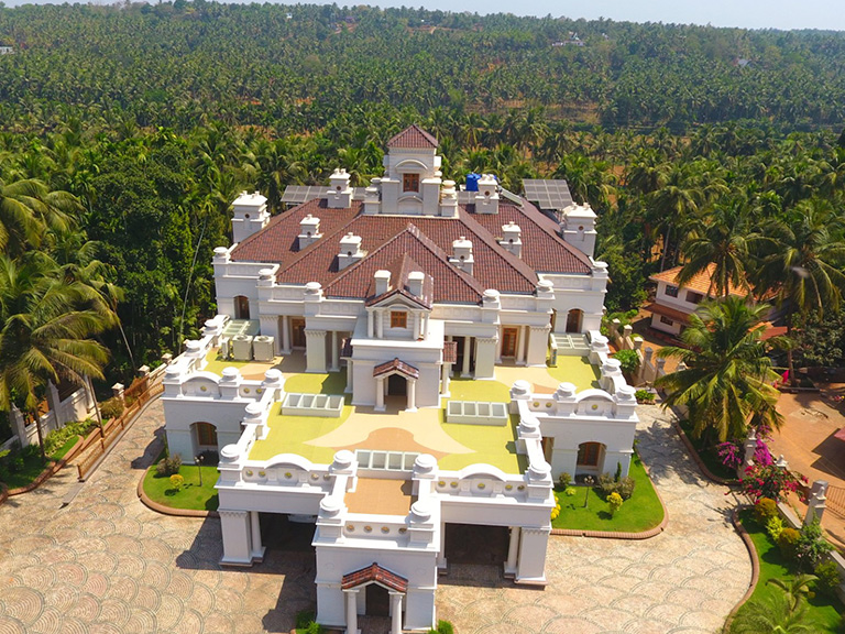 Villa avec tuile TB-4 Irisado Cognac