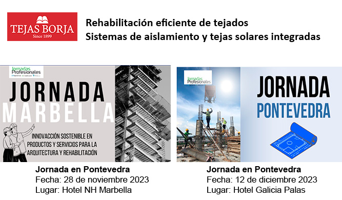 Jornadas Innovación sostenible en productos y servicios para la arquitectura y la rehabilitación