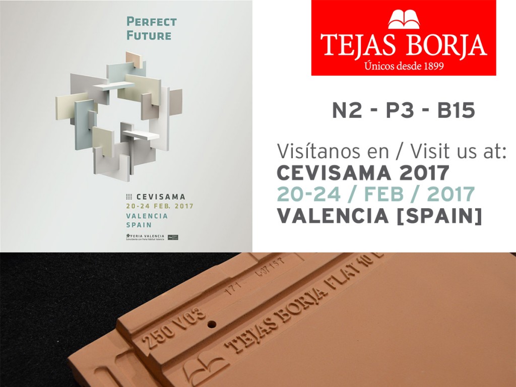 Tejas Borja estará presente en Cevisama 2017